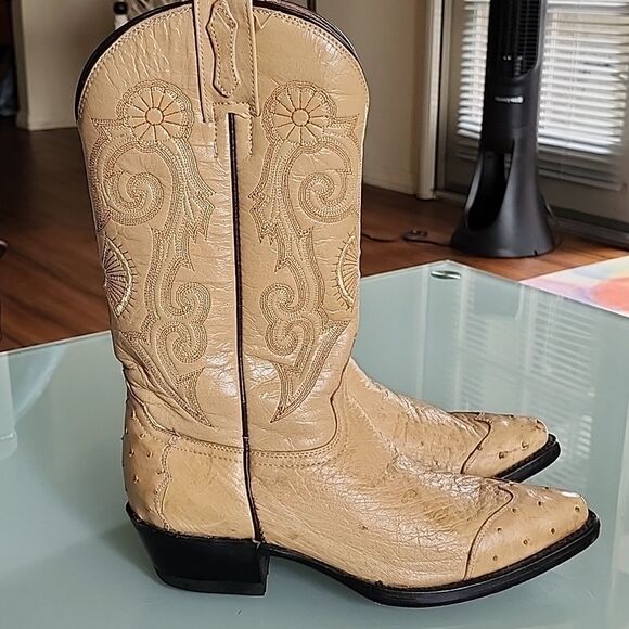 El Presidente Leather Western Boots - Picture 1 of 16